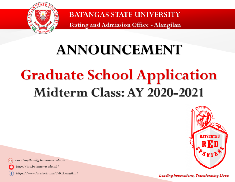 Batangas State University – Testing And Admission Office